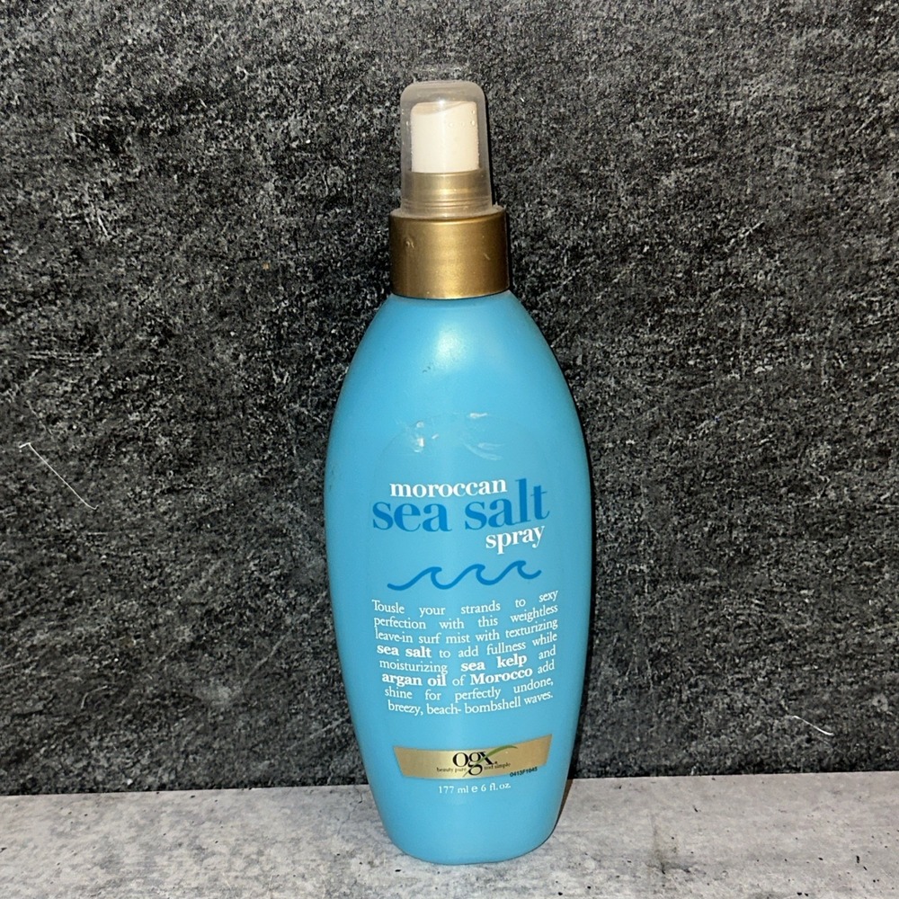 OGX Moroccan Sea Salt Spray Beach Waves Texturizer 6 Fl Oz/ 177 ml